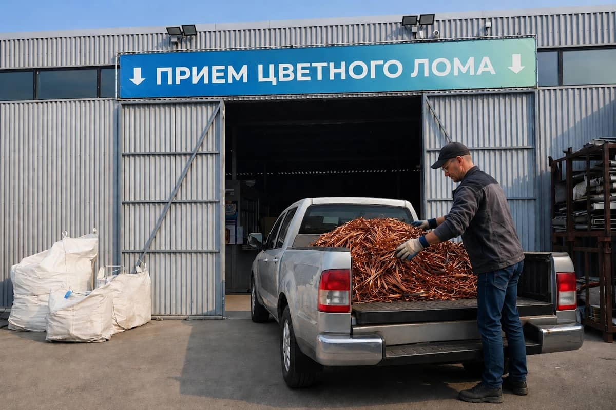 Прием лома меди в Хабаровске на площадке МеталлЦентр