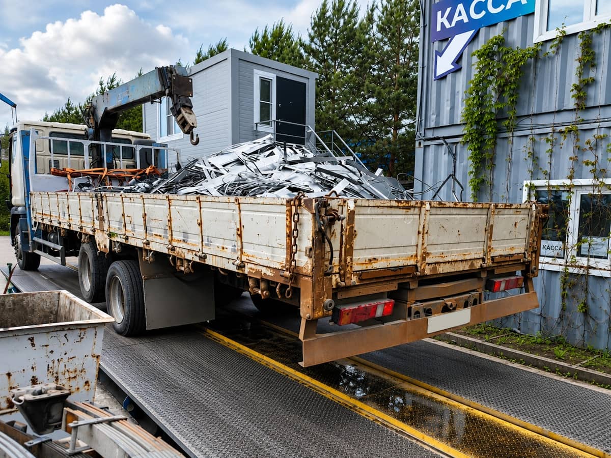 Взвешивание партии нержавеющей стали в пункте приема МеталлЦентр